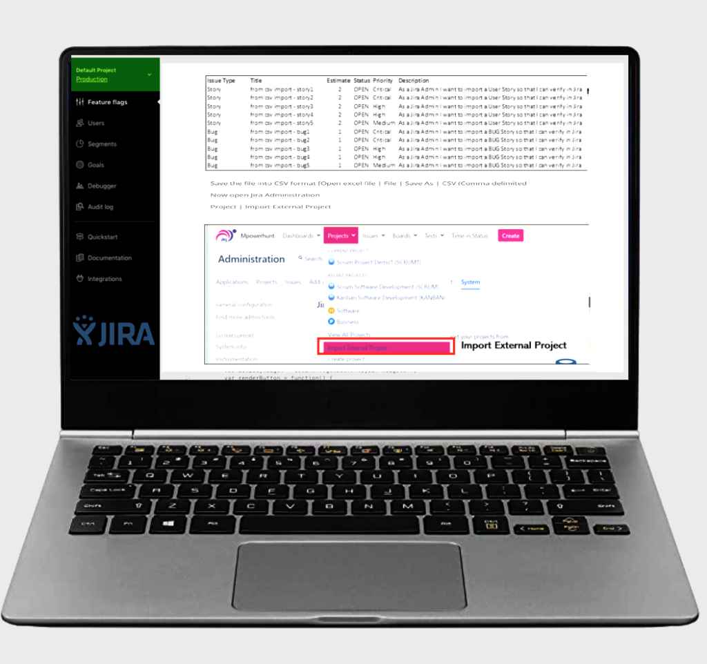 Importing issues into Jira through csv